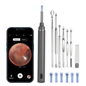 VITCOCO Ear Wax Removal Kit 1920P HD Ear Camera 3.0mm Ear Wax Removal Tool Ear Cleaner Otoscope with 6 LED Lights