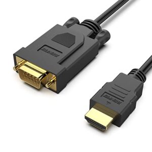 Benfei Gold-Plated HDMI to VGA 0.9M Cable (Male to Male) for Computer