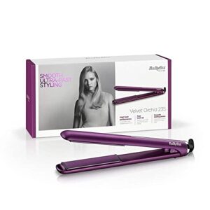 BaByliss Velvet Orchid 235 Hair Straighteners Fast heat up ceramic