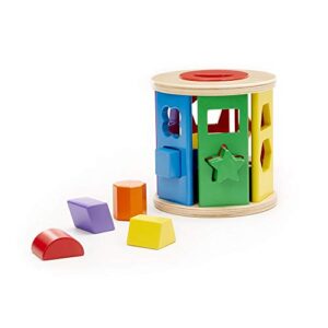 Melissa & Doug 19041 Match & Roll Shape Sorter | Developmental Toy | Motor Skills | 12 Months | Gift for Boy or Girl