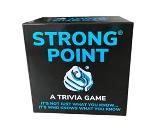 Strong Point - A Trivia Card Game with an Exciting Twist - Fun Board Games for Adults - Games Night with Family & Friends - 2-6+ Players - Age 14+