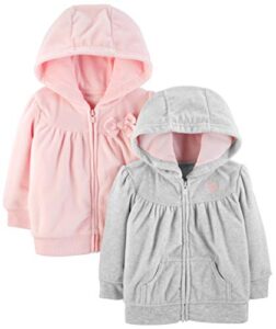 Simple Joys by Carter's Toddlers and Baby Girls' Fleece Full-Zip Hoodies