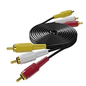 iYueMps 3-Male to 3-Male RCA Cable 10m