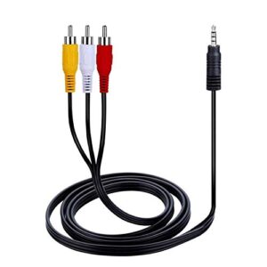 AAA PRODUCTS - High Grade - TV Lead for Sony Handycam Camcorder - AV/AUDIO VIDEO Connecting Cable - Replacement for VMC-20FR