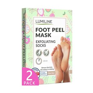 Exfoliating foot peel mask for hard skin