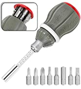 AECCN 4Pcs Wood Chisel Set, Chisel Set with Hand Protection Design, Sturdy Cr-V Construction, Bi-...