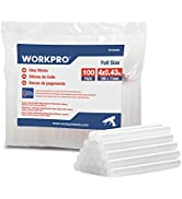 WORKPRO 10W Hot Glue Gun with 20pcs Glue Sticks Mini Glue Gun for Arts and Crafts, Glue Sticks 7m...