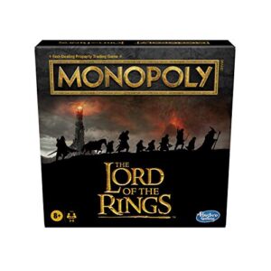 Monopoly: The Lord of the Rings Edition Board Game Inspired by the Movie Trilogy