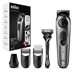 Braun Beard Trimmer Series 5 & Hair Clippers with Gillette Fusion5 ProGlide Razor