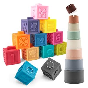 Own1one Baby Soft Building Blocks & Stacking Cups