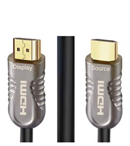 4K Fiber Optic HDMI Cable 30M HDMI Lead-Ultra High-Speed 18Gbps v2.0b Cord Support 4K@60Hz