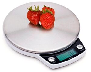 Ozeri ZK011 Precision Pro Stainless-Steel Digital Kitchen Scale with Oversized Weighing Platform