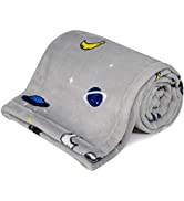 DAYSU Minky Baby Blanket, Silky Soft Micro Fleece Baby Blanket with Dotted Backing, Printed Anima...