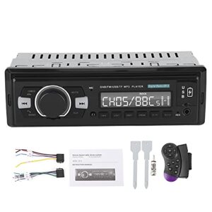 Multimedia Car Stereo Bluetooth MP3 WMV APE FLC DAB/FM Radio Receiver Bluetooth Car Stereo Receiver Digital Media Player DVD o Player Dual USB Port Support AUX Hands-Free Calling U disk