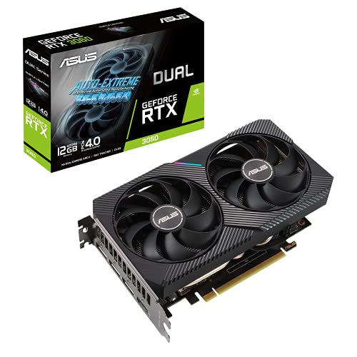 ASUS Dual NVIDIA GeForce RTX 3060 V2 OC Edition 12GB GDDR6 Gaming Graphics Card (PCIe 4.0
