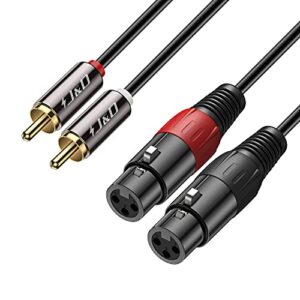 J&D 2 RCA to 2 XLR Cable