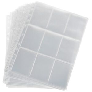 Lictin 450 Pockets Trading Card Sleeves Storage Wallets Album Pages Collection
