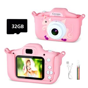 Cocopa Kids Camera Digital Camera for 3-12 Year Old Girls