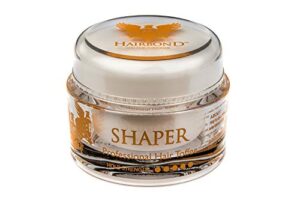 Hairbond United Kingdom Shaper Professional Hair Toffee (50ml) mens premium hair wax STRONG HOLD and LOW SHINE