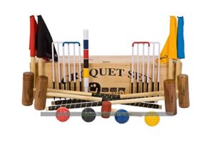 Garden Croquet Set - Contains 4 mallets