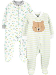 Simple Joys by Carter's Unisex Babies' Cotton Footed Sleep and Play
