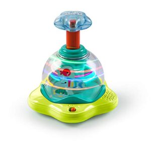 Bright Starts Press & Glow Spinner Cause and Effect Musical Baby Toy