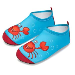 Kids Beach Swim Shoes Water Sport Shoes Barefoot Skin Boys Girls Baby Non-Slip Quick Dry Barefoot Aqua Socks Pool Surfing Yoga Garde