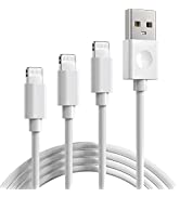 iPhone Charger Cable, Marchpower 3Pack 2m [MFi Certified] Lightning Fast Nylon Braided Lead Charg...