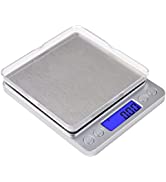 Diyife Digital Pocket Scale, [5 Units] 500g/0.01g Mini Scale Jewelry Scale Gram Scale with LCD Ba...