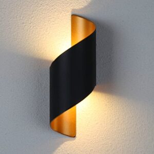 Chrasy LED Wall Lights 10W Indoor Outdoor Wall Lamp 3000K Warm White Aluminium LED Sconce IP65 Waterproof Up and Down Wall Wash Lights for Living Room