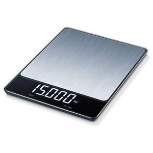 Beurer KS34 Large Kitchen Scale With Extra-High Weight Capacity (15 kg)