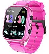 Ruopoem Kids Smart Watch - Girls Boys Games Smart Watch, Kids Smart Watch Phone with Music Player...