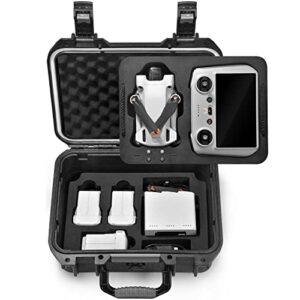 LEKUFEE Waterproof Hard Carrying Case Compatible with DJI Mini 3 Pro (DJI RC) / DJI RC Remote Controller and DJI Mini 3 Drone Accessories (Case Only)