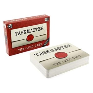 Ginger Fox Official Taskmaster The CARD Game - Compete Against Family & Friends In Quick Play Tasks From The TV Show Hosted By Greg Davies & Little Alex Horne - Travel Size - Make Memories Togethe