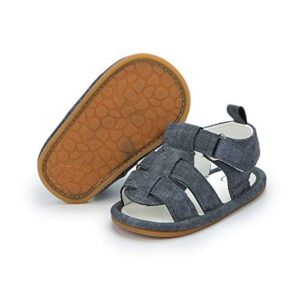 Sonsage Infant Baby Girls Boys Summer Sandals Newborn Crib Sandal Outdoor Beach Toddler Pu Leather Soft Rubber Sole Dress Flats First Walker Shoes