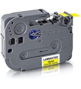 Label Maker Tape SUPVAN LP5120M Adapted Label Print Paper Size Continous 0.47inx13.12ft Thermal L...