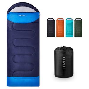 Coolzon Sleeping Bag Adults 3-4 Season Warm Weather & Winter