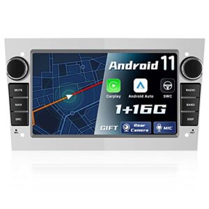 1+16G Android 11 Car Stereo for Opel Vauxhall Corsa Astra Vivaro Zafira with Wireless Carplay Android Auto