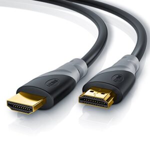 CSL - 12.5m Ultra HD HDMI cable High Speed with Ethernet - UHD 1080p - 2160p 4K 30Hz - ARC and CEC - multiple shielding - Deep Color - HDCP compliant for TV Playstation 4 Pro Fire TV XBOX