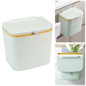 Folora 7L Hanging Kitchen Trash Bin with Lid