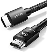 UGREEN 4K HDMI Cable, 2 Pack High Speed 4K@60Hz HDMI 2.0 Cable Support UHD ARC 3D 18Gbps Ethernet...