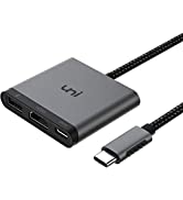 uni USB C to USB C Charge Cable 100W 10ft/3M Long Fast Charge Type-C 5A Nylon Braided Cord Compat...