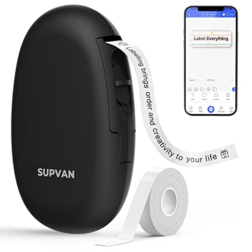 SUPVAN E10 Label Maker with Tape