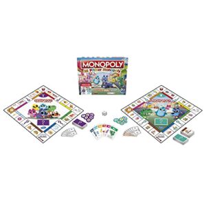 Monopoly Learn Playing - Board Game for Children to Age 4 - 2 Sided Board - Fun Educational Tool for Whole Family