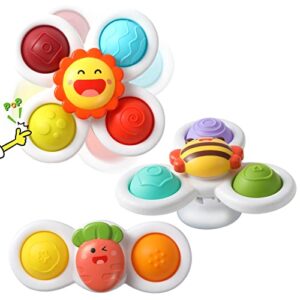 FWZXBK Suction Cup Spinner Toys for 1-5 Year Old Boys Girls