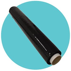Triplast 1 Roll x 400mm Black Pallet Stretch Wrap | Extra Long Roll