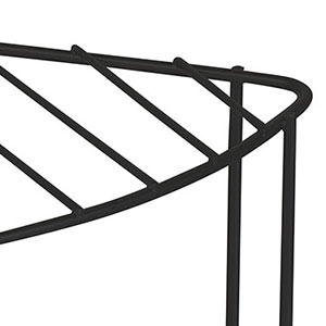 solid corner shelf rack