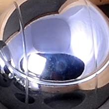 boules de pétanque chromées