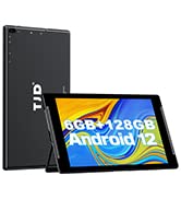 TJD 10.1 inch Tablet, Android Tablets with Stand, 4GB RAM 128GB ROM (512GB Expandable Storage), Q...
