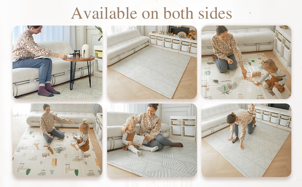 available on both sides